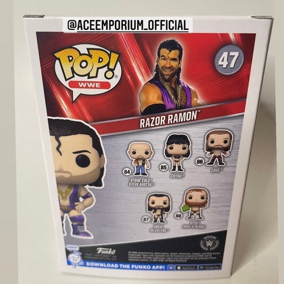 Funko pop Razor Ramon purple METALLIC GAMESTOP EX - Picture 8 of 9
